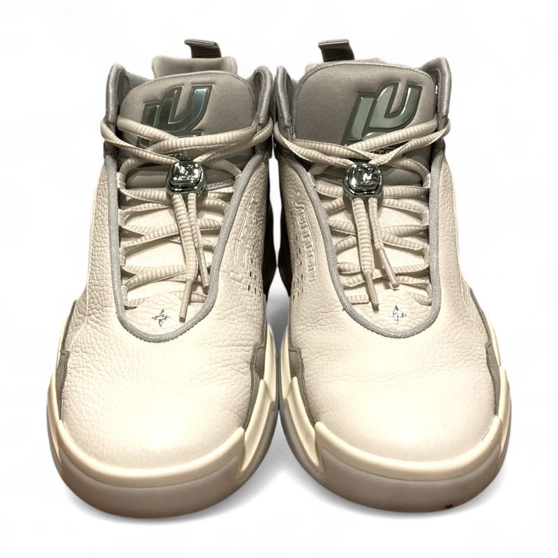 Louis Vuitton Go0263 23AW LV Trainer 2 Sneaker "gris" Men's White And Grey 8 1 2