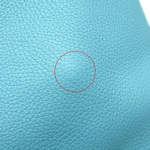 Hermes Handbag Picotin Lock MM Eclat Taurillon Clemence Swift Blue Dunol X