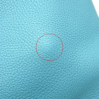 Hermes Handbag Picotin Lock MM Eclat Taurillon Clemence Swift Blue Dunol X