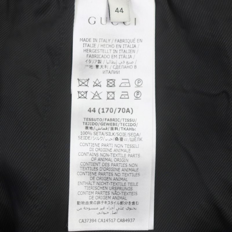 Gucci 624399 100% Silk GG Pattern Floral Shorts Black Pink 44 Made In Italy