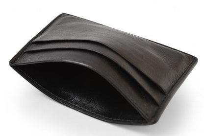 Bottega Veneta Card Case Business Card Holder Bottega Veneta Leather Black