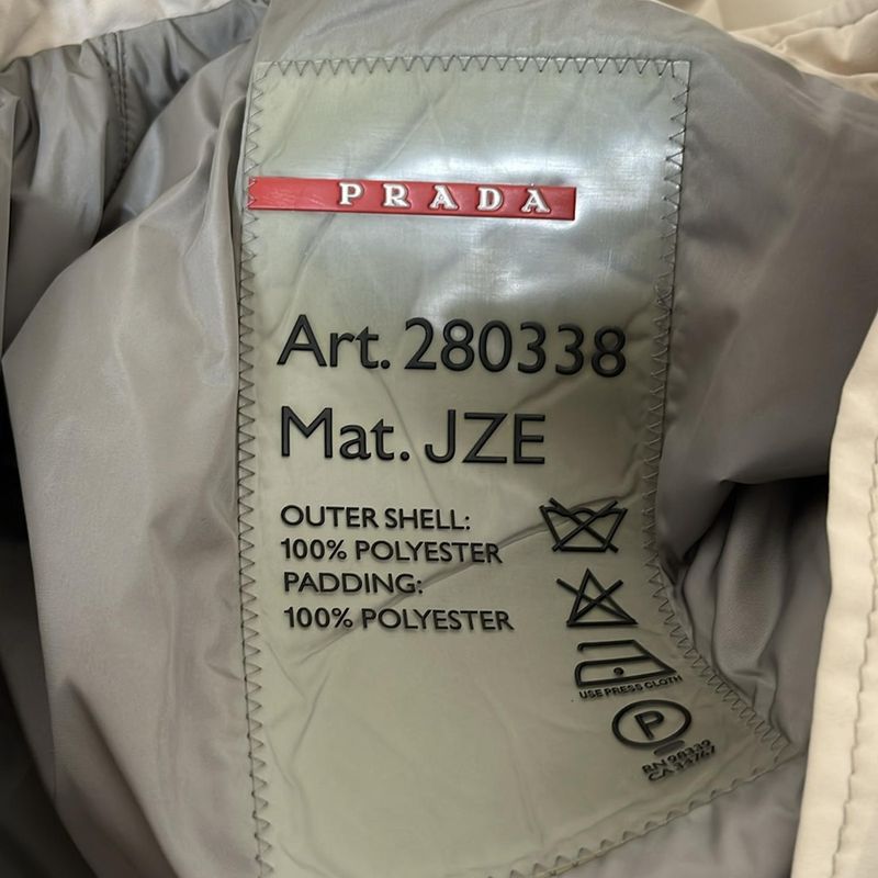 Prada Sport Blouson Women - Ivory Long Sleeves / Spring / Fall