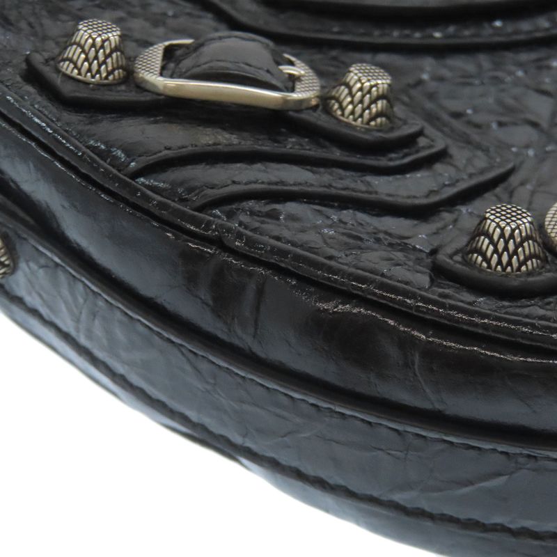 Balenciaga Heart Motif Shoulder Bag Leather Women