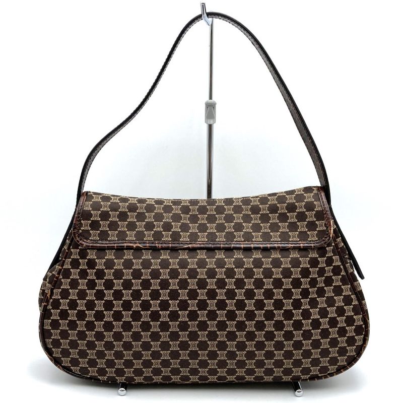 Celine Vc-st-0068 Handbag Shoulder Bag One Shoulder Macadam Tassel Canvas And