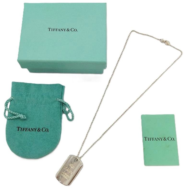 Tiffany & Co Tiffany & Co 1837 Dog Tag Necklace Sv925 229g Silver