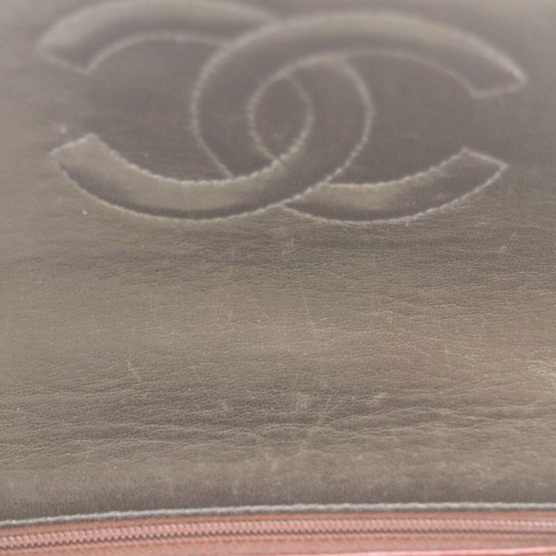 Chanel No 3 Black Lambskin Ghardware Mini Matelasse 17 Chain Shoulder Bag Black