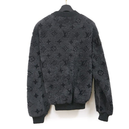 Louis Vuitton Monogram Shear Ring Crewneck Sheepskin Mouton Men's S