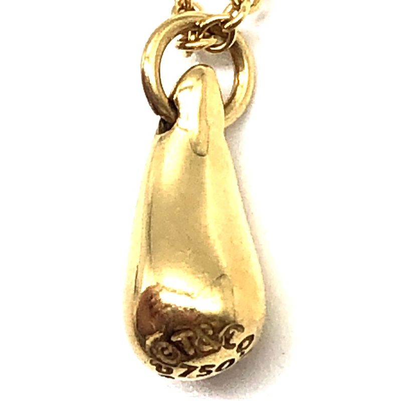 Tiffany & Co Tiffany & Co Necklace 750 Engraved Gold Necklace Ladies Accessories