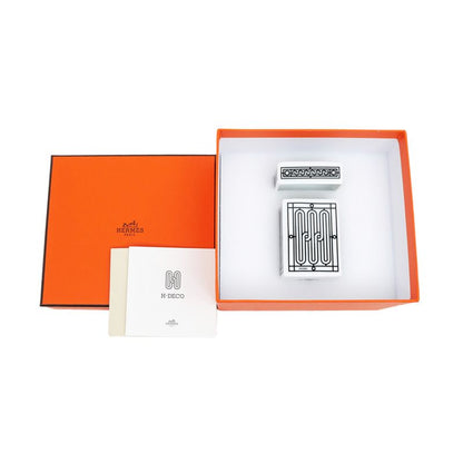 Hermes Sugar Box H DECO White Black Pottery Accessories Others