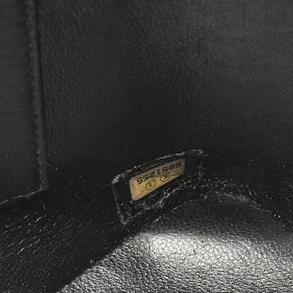 Chanel Matelasse Reprint Tote Caviar Skin Black With Silver Hardware Women's