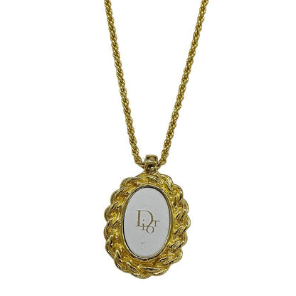 Dior Necklace Women's Brand Logo GP Gold Accessories