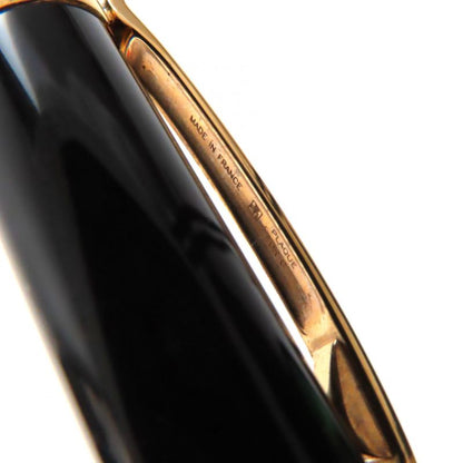  Cartier Trinity Logo Engraved Twist Ballpoint Pen Black Gold