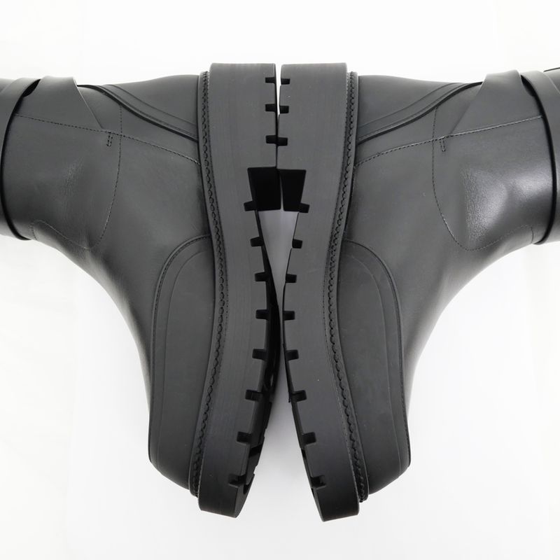 Christian Dior Empreinte Ankle BOOT Ankle Boots 37 1 2 Black Leather