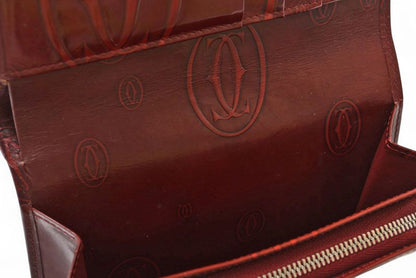 Cartier Wallet Cartier Foldover Wallet Happy Birthday Bordeaux