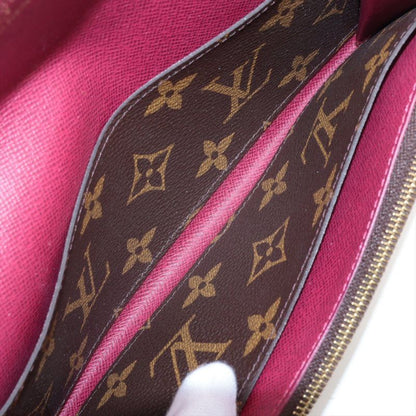 Louis Vuitton Monogram Portefeuille Emilie Zipper Long Wallet M41943 Brown ×