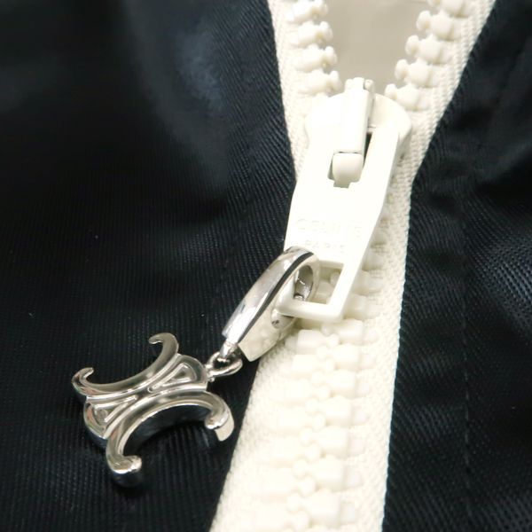 Celine Tracksuit Jacket 2w98a048s.38no Triomphe Charm Jersey #34 Satin Black