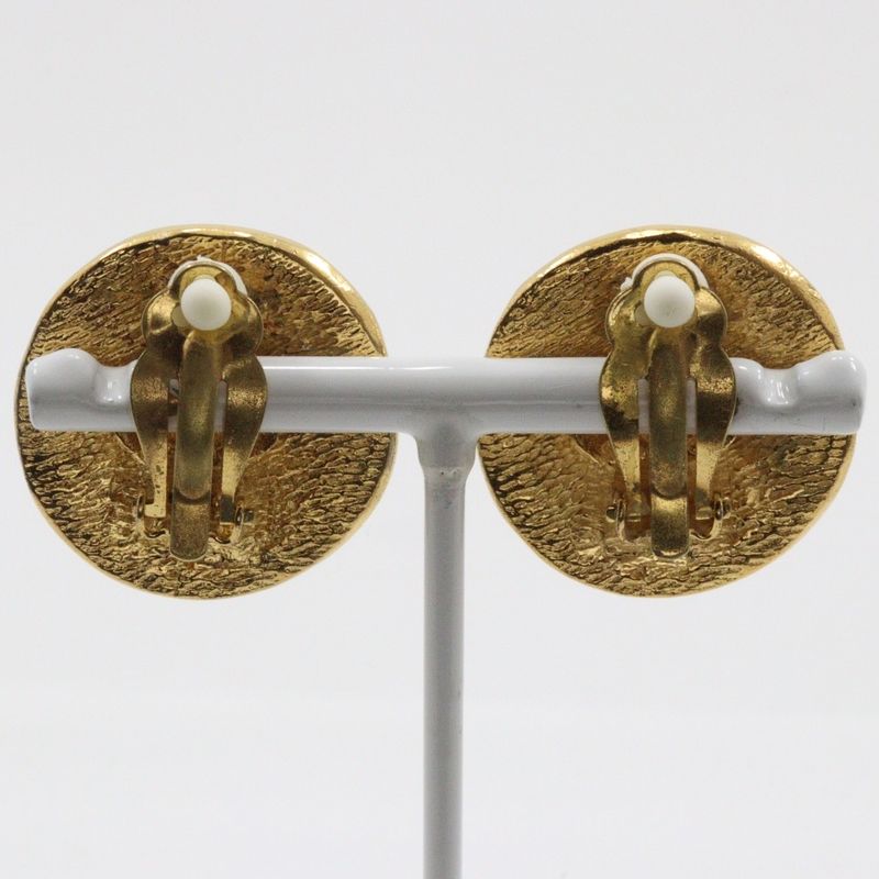 Chanel 31 RUE Cambon Vintage Gold Plated Gold Ladies 23g Earrings