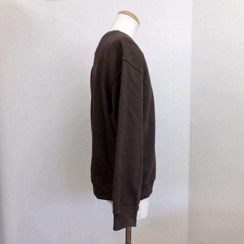 Fendi Sweat 12cpf-23-899 Size M Brown Cotton Pocket Silver-hardware