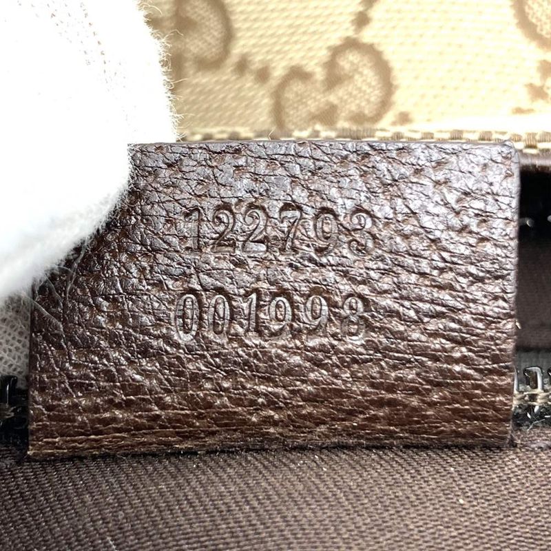 gucci 122793 Crossbody Shoulder Bag Beige/brown GG Canvas Branded