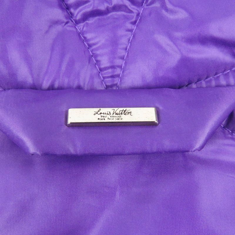 Louis Vuitton 22AW Hmb47w Monogram Flower Hooded Quilted Jacket Blouson Purple