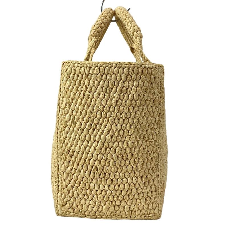 Celine Tote Bag Small Cabas Tais Beige And White Bag