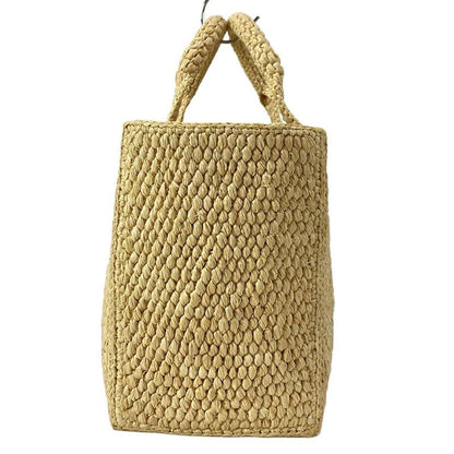 Celine Tote Bag Small Cabas Tais Beige And White Bag