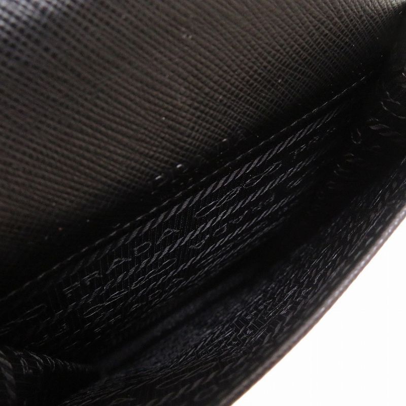 Prada 2zh068 Leather Black Mini Strap Shoulder Bag 0119 Prada