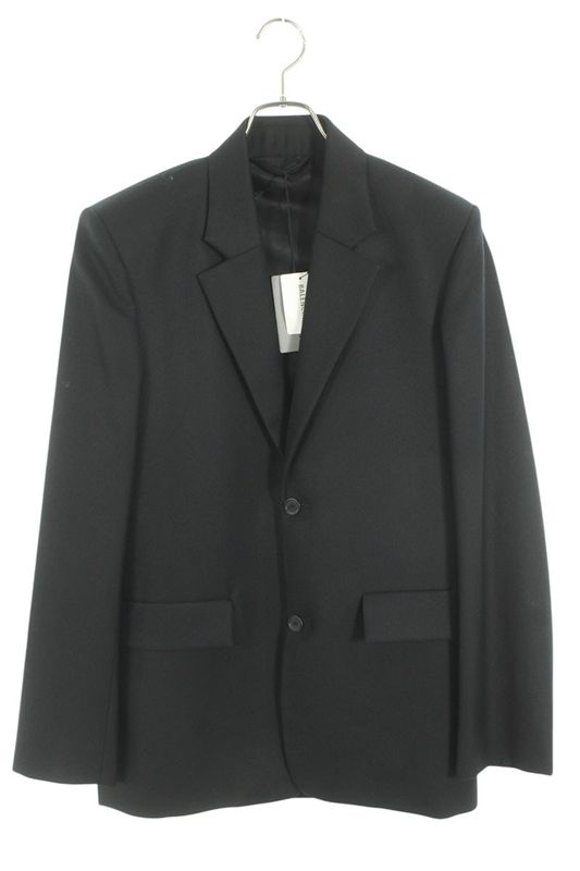 Balenciaga 621987 Tit26 Seamless Bleather Jacket Men's 44