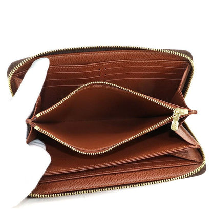 Louis Vuitton Monogram Zippy Wallet Round Zipper Long Wallet Brown M42616