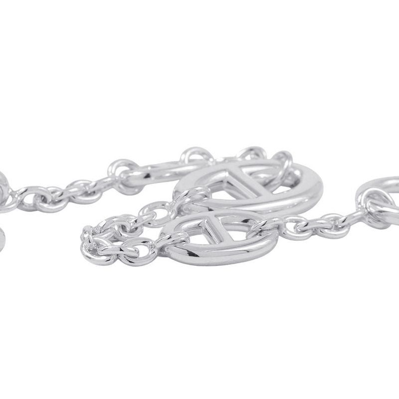 Hermes Bracelet Chaine D'ancre Farandole Silver XS