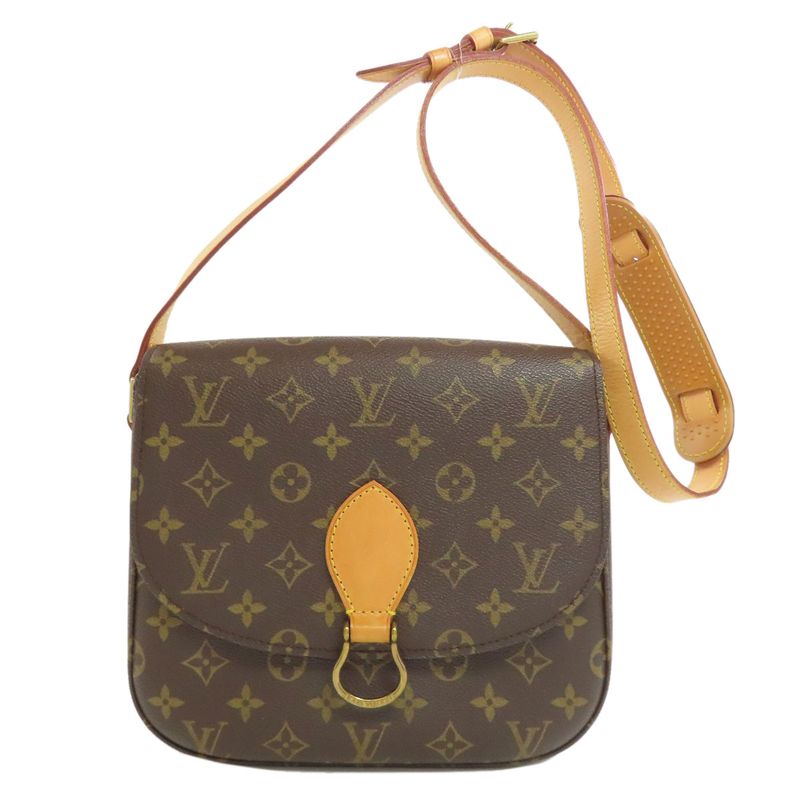 Louis Vuitton M51242 Saint-cloud Shoulder Bag Monogram Canvas Women