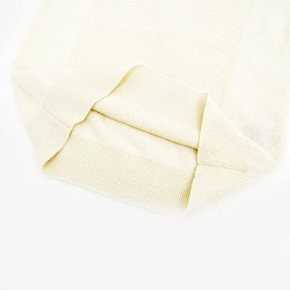 Hermes Short Sleeve Knit White Size 36 Cashmere Short Sleeve Women's