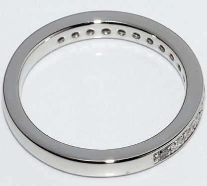 Bulgari Pt950 Diamond (total 019ct) Dedicata A Venezia Wedding Ring Half