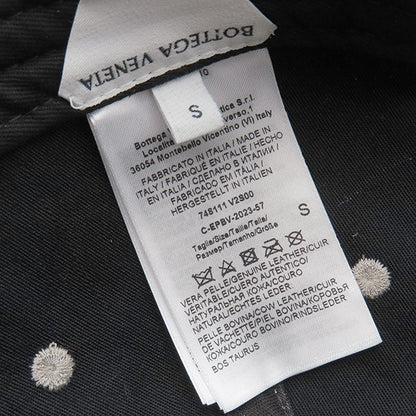 Bottega Veneta Cap Chino Print Nubuckles Cles Leather Light Beige S Hat Light