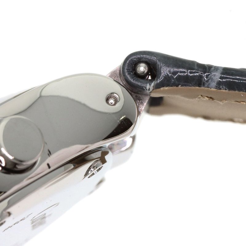 Cartier W1020012 Chronoscaf SM Wristwatch SS Leather Ladies