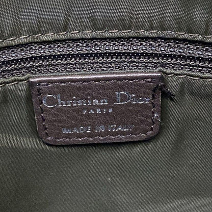 Dior/christian Dior Shoulder Bag Street Chictrotter Dark Brown Leather