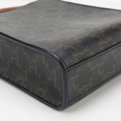 Celine Mini Vertical Cabas Triomphe Canvas Handbag Triomphe Canvas Leather Women