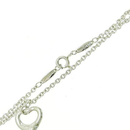 Tiffany & Co Silver Elsa Peretti Open Heart Bracelet 2.6g 925 Engraved 440301