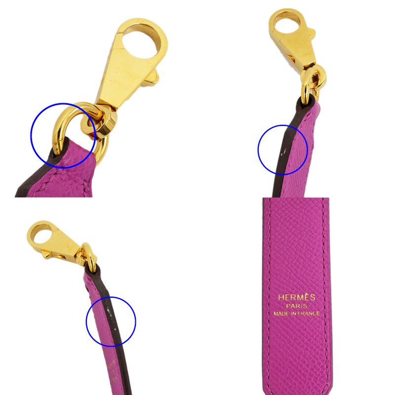 Hermes Bandouliere Tresage De 25 mm (0.98in) Vo-epson Magnolia Blue-c