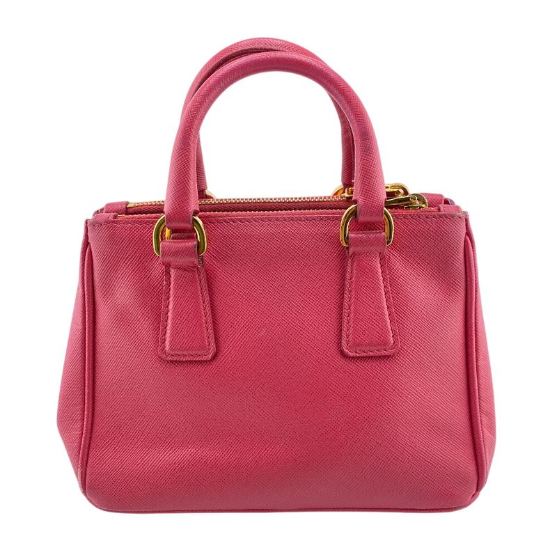 Prada Galleria Mini Handbag Bag Cabasn Brand Pink Ladies