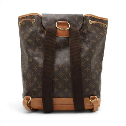 Louis Vuitton Monogram Montsouris GM M51135 Leather Backpack Sac Backpack Bag