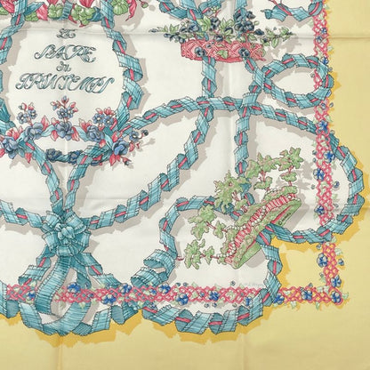 Hermes Scarf Carre 90 Silk LE Sacre DU Printemps Spring Festival Floral Pattern