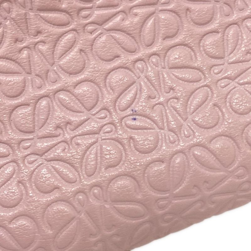 Loewe Tote Bag T Shopper Bag/repeat Light Pink Leather