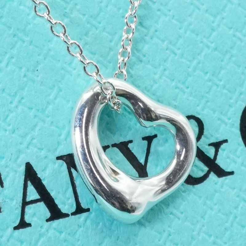11mm (0.43in) Tiffany & Co Open Heart Necklace 24-5514s