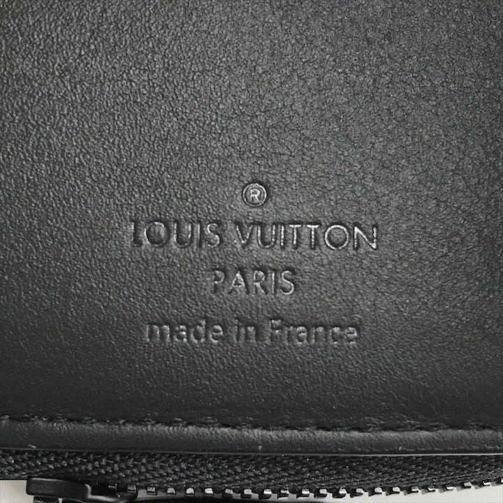 Louis Vuitton Monogram Wallet Taurillon Portofoy Pilot Black