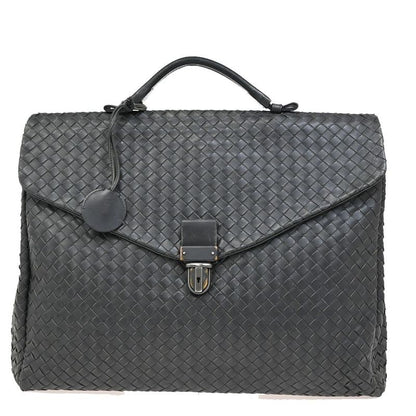 Bottega Veneta Handbag Business Bag Intrecciato Gray 31ka816