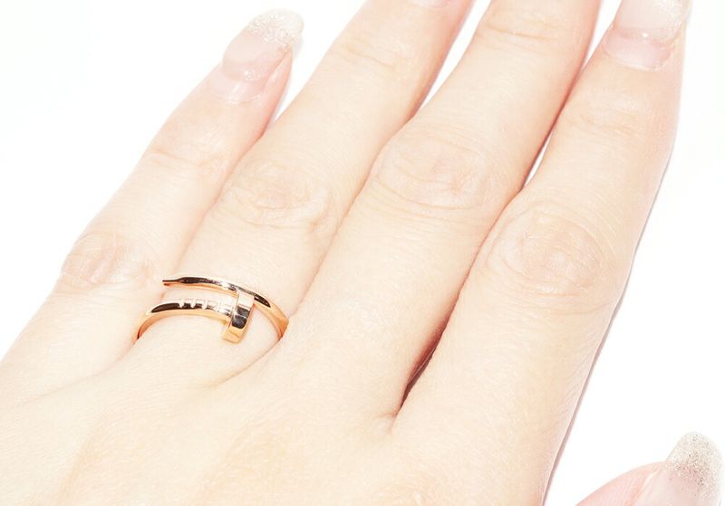 Cartier Rings 18K Pink Gold Juste Un Clou Ring SM B42258