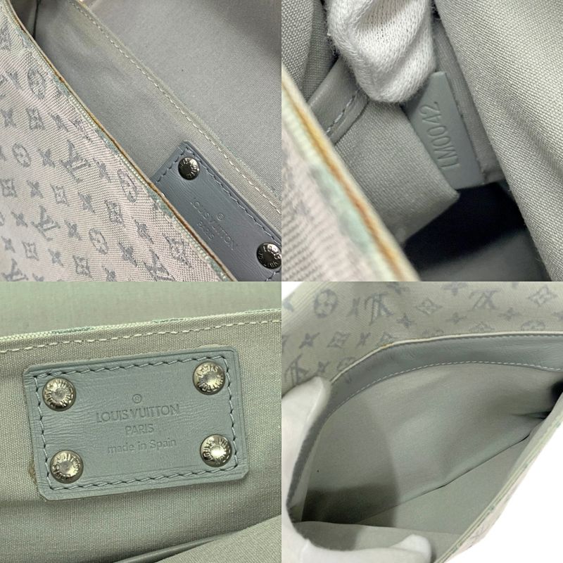 Louis Vuitton M92279 Monogram Mini Canvas Leather Contre de Fe Musette Grey