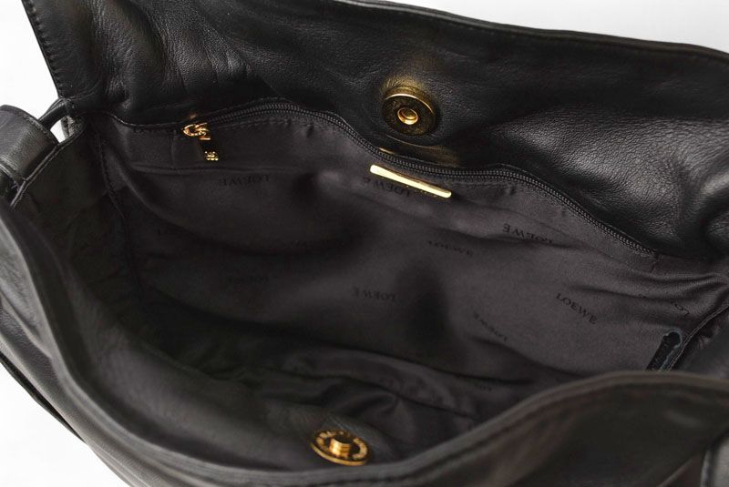 Loewe Flamenco Shoulder Bag Crossbody Anagram Loewe Bag Black Vintage