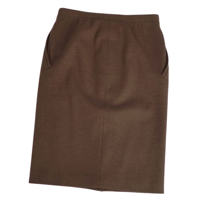 Hermes Skirt Wool Bottoms Women's Made In Italy
